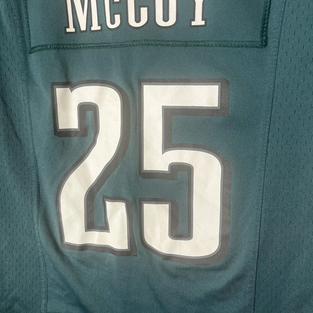 Philadelphia Eagles Jersey Youth S (8)Green NFL Football Nike McCoy #25 On Field
